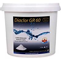 DIASA INDUSTRIAL Cloro rápido para Piscinas DIACLOR GR 60 5 KG - Cloro granulado de disolución rápida